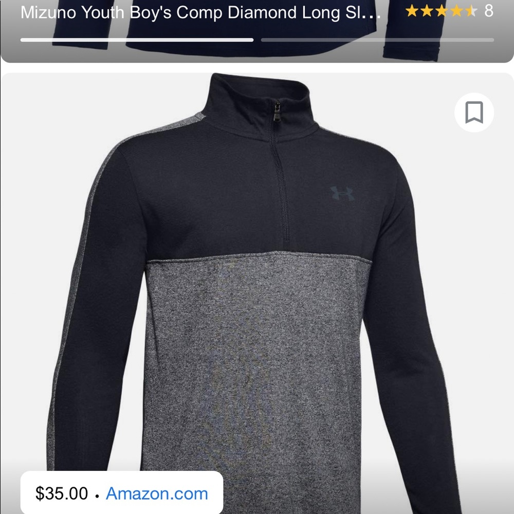 Under armour UA boys shirt size 6